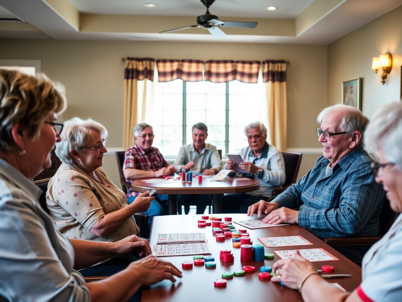 Residents together at Meadows on Sycamore Sioux Falls senior living community