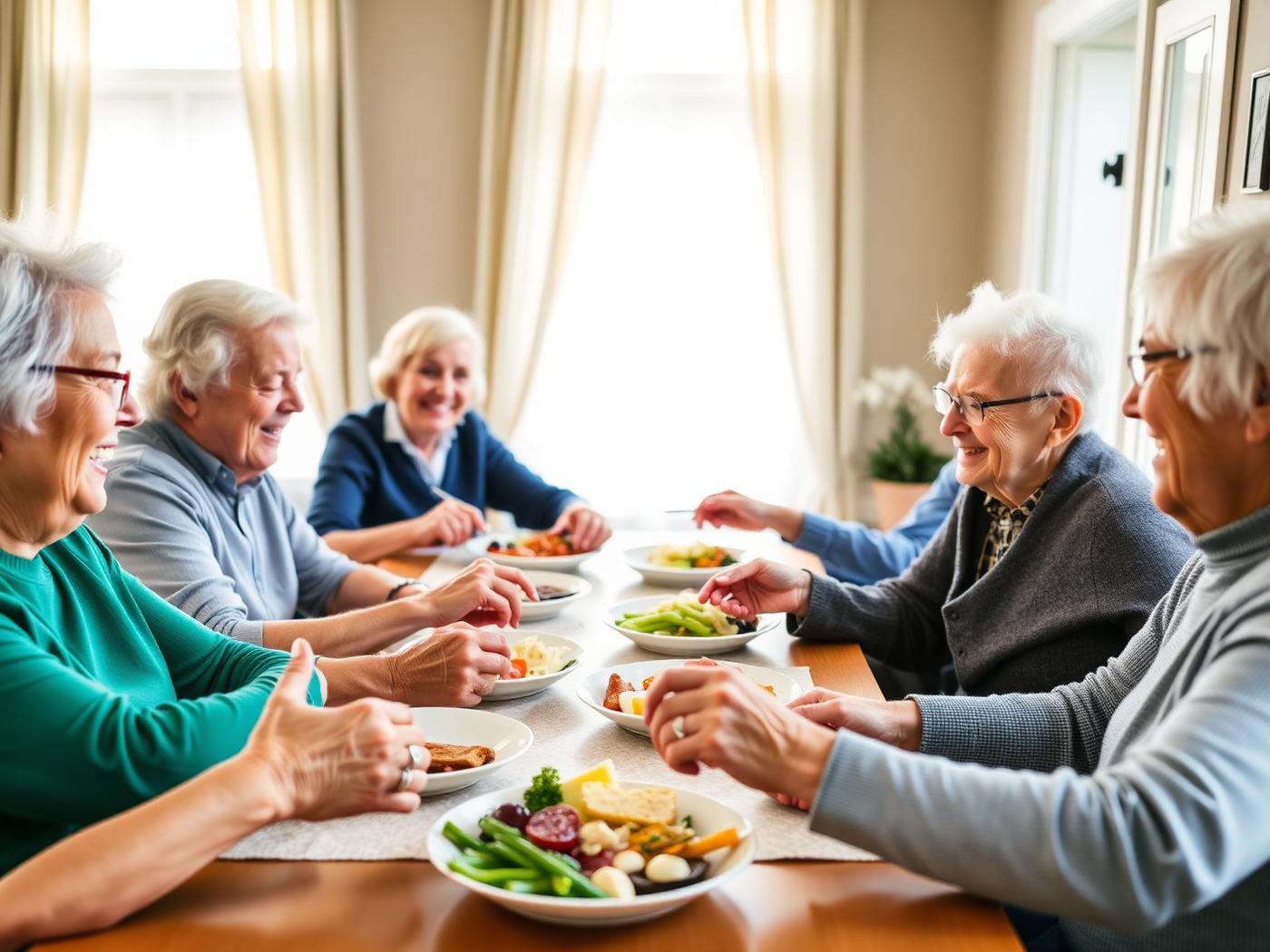 Dining room at Meadows on Sycamore Sioux Falls senior community