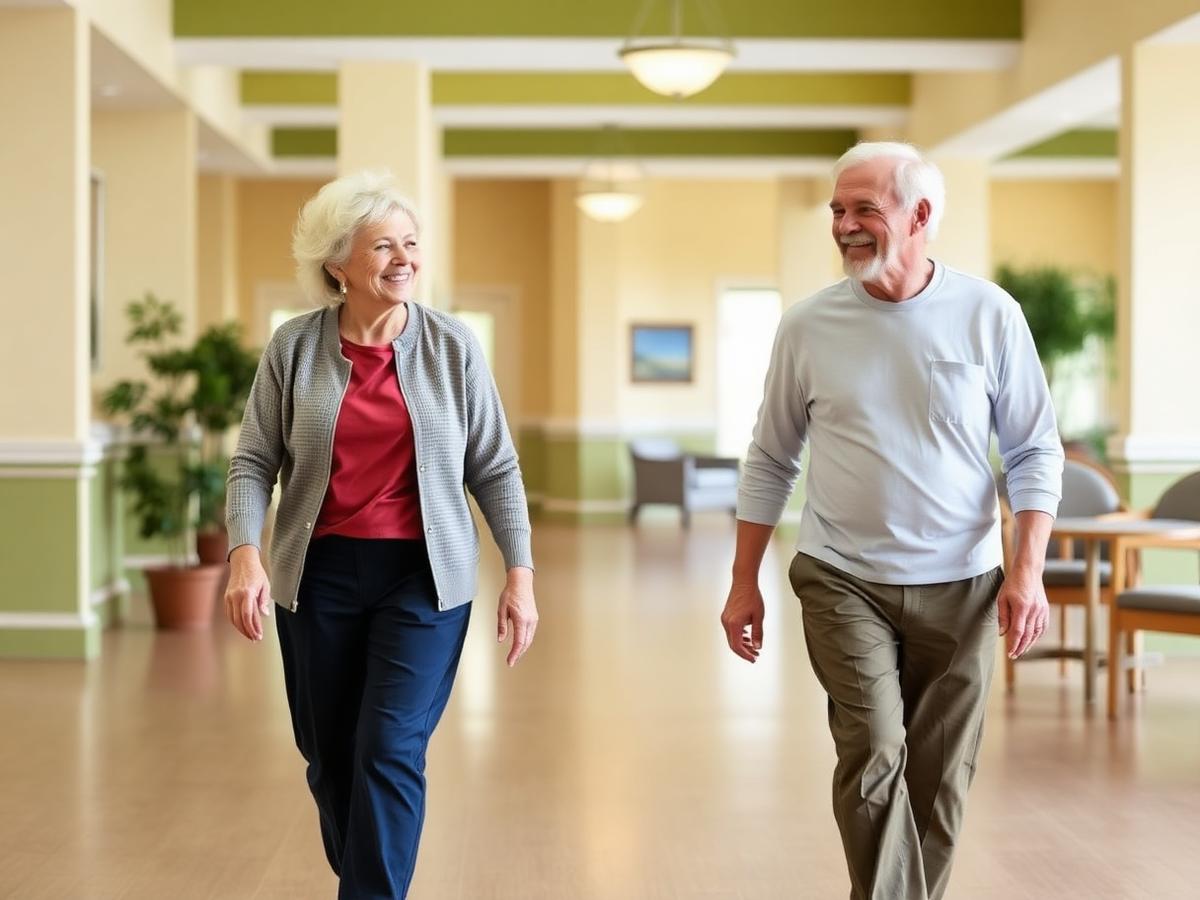 Sunlit assisted living suite at Meadows on Sycamore in Sioux Falls, South Dakota